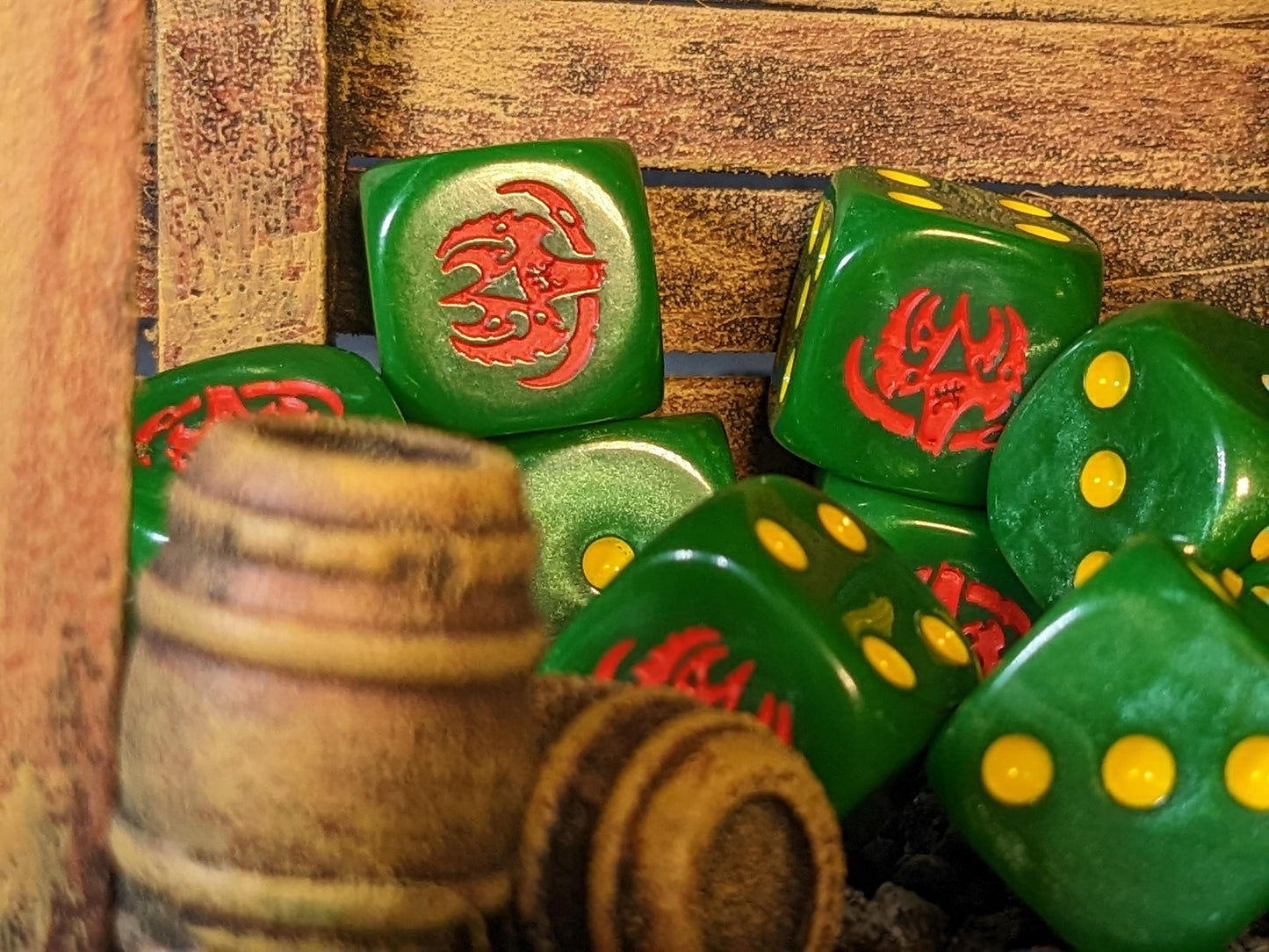 Sinister Slavers Dice 16mm Inspired by Sci-Fi 10x