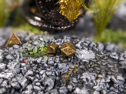 Pocket Watch Valkyrie Mini Metal D&D Dice Set