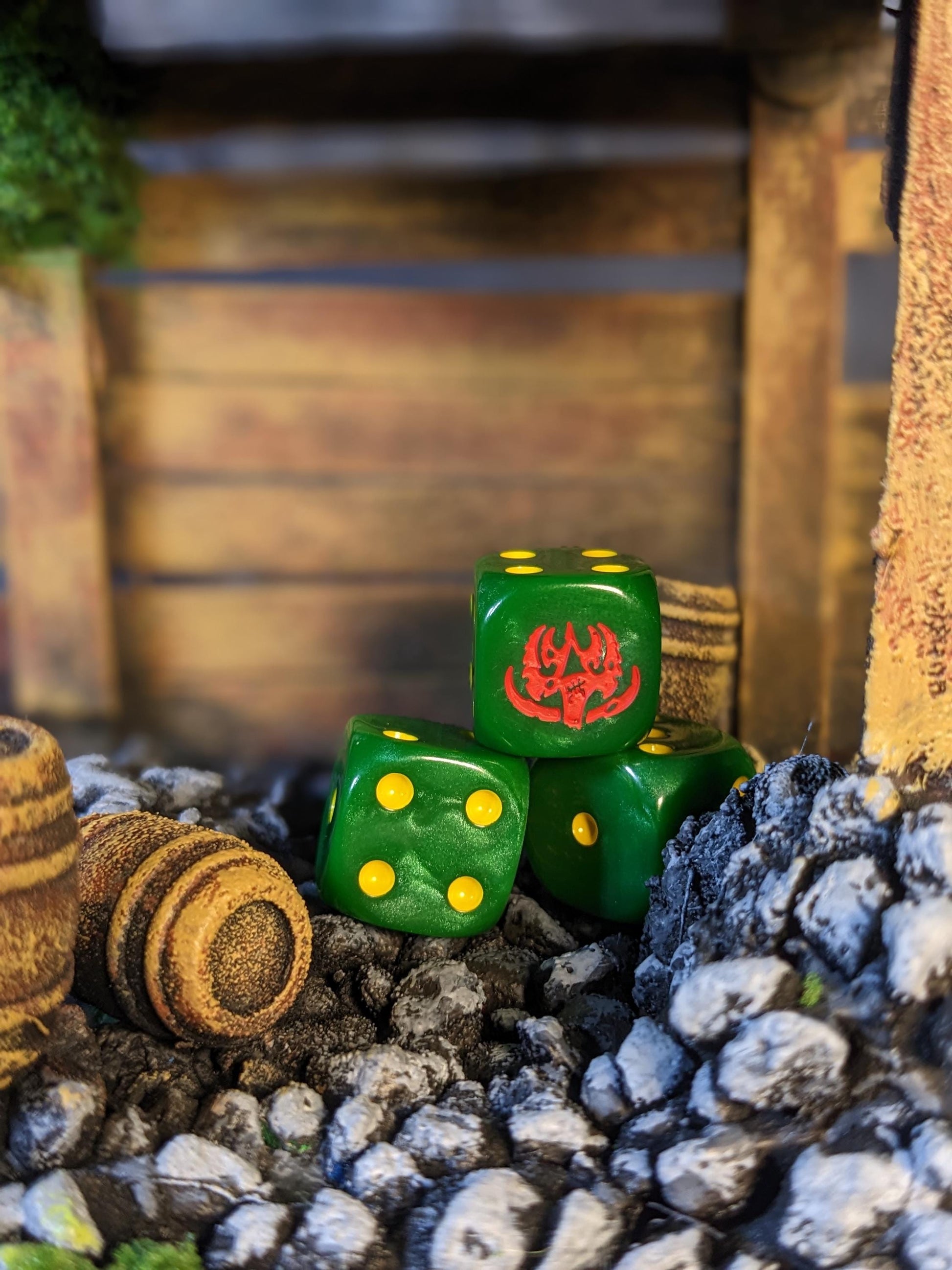 Sinister Slavers Dice 16mm Inspired by Sci-Fi 10x