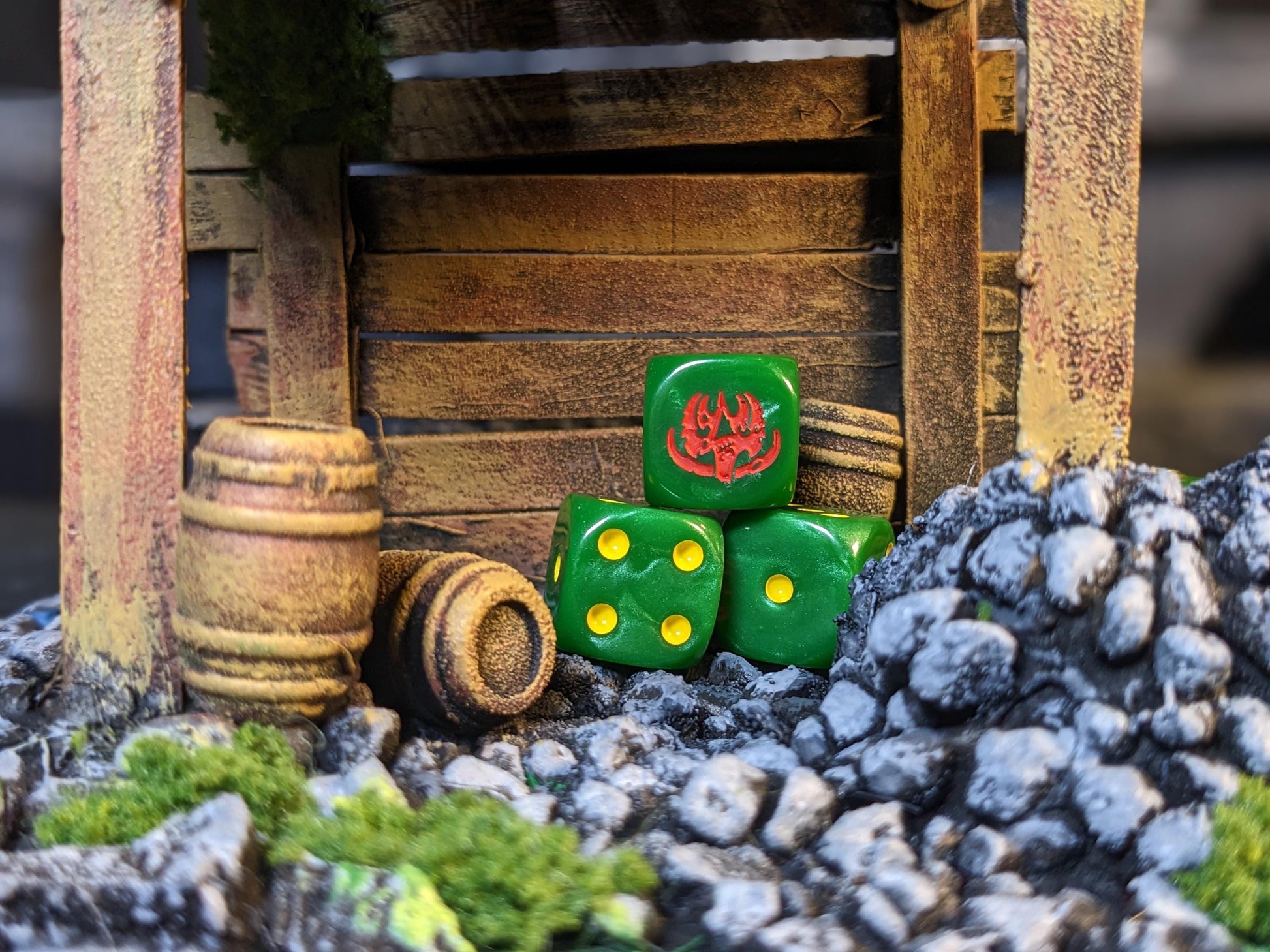 Sinister Slavers Dice 16mm Inspired by Sci-Fi 10x