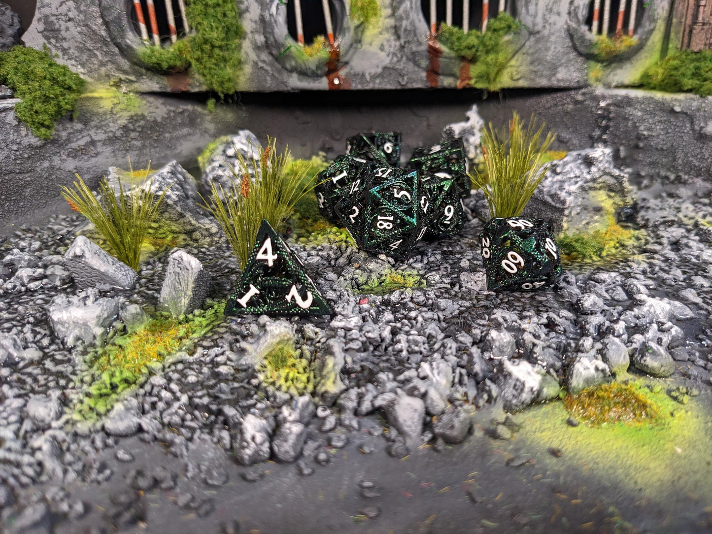 Sage Hollow Dragon Metal D&D Dice Set