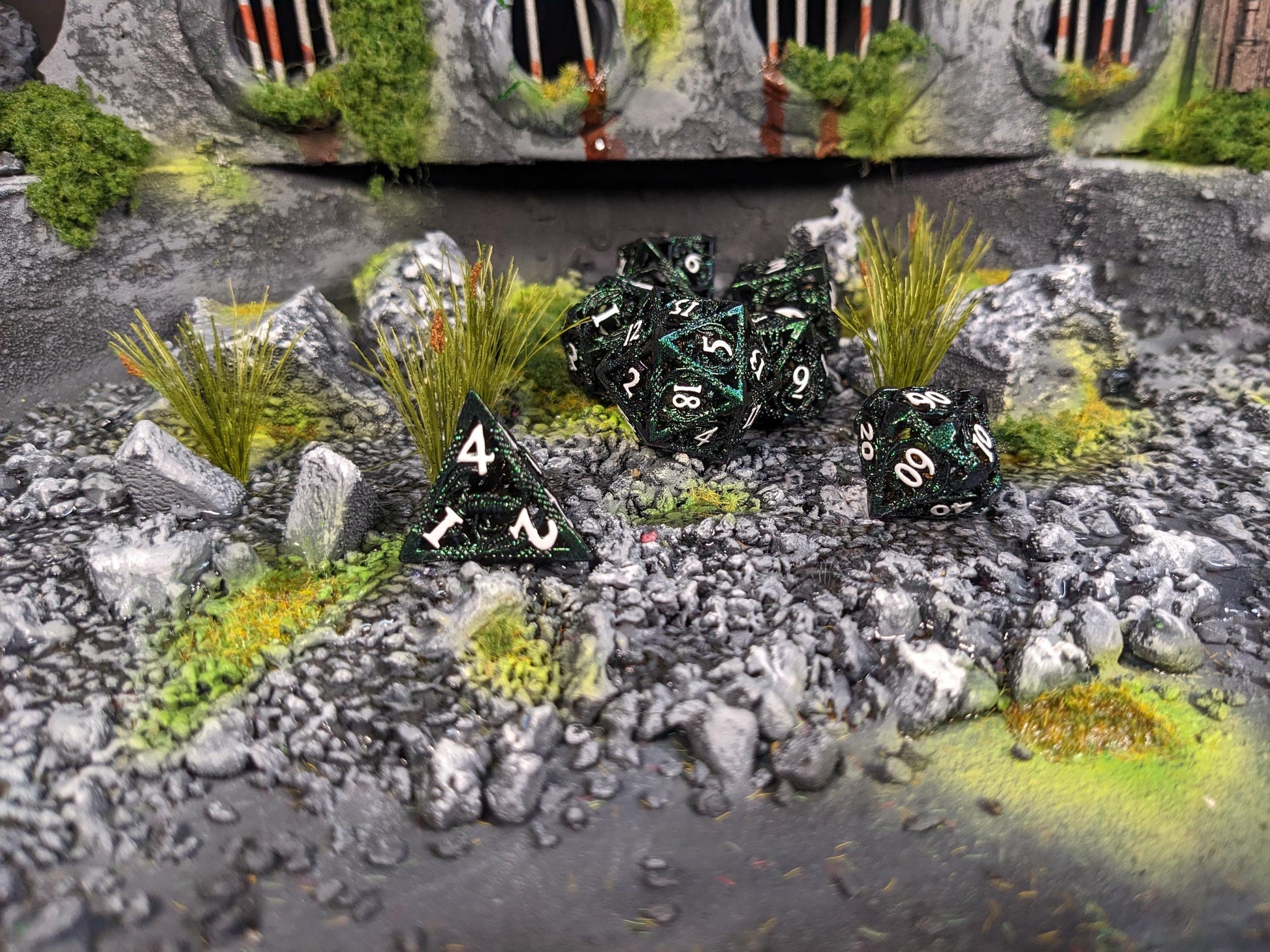 Sage Hollow Dragon Metal D&D Dice Set