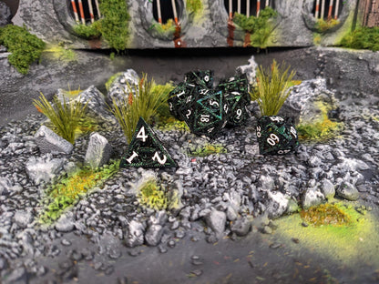 Sage Hollow Dragon Metal D&D Dice Set