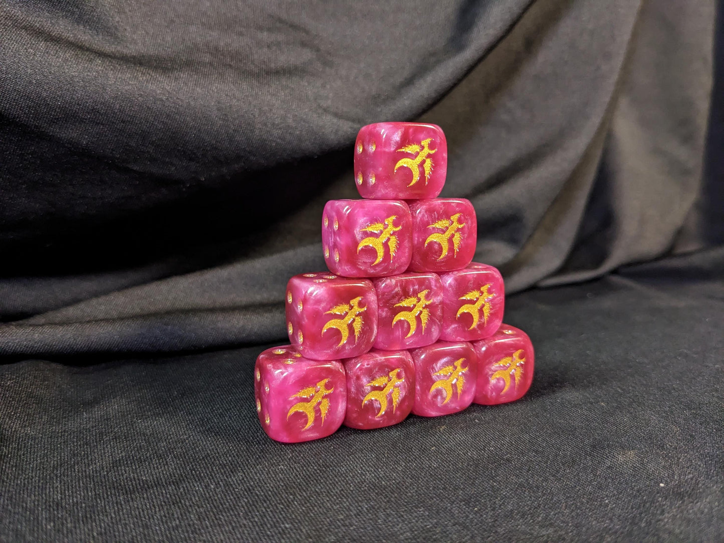 Beautiful & Terrible Dice 16mm Inspired by Sci-Fi 10x