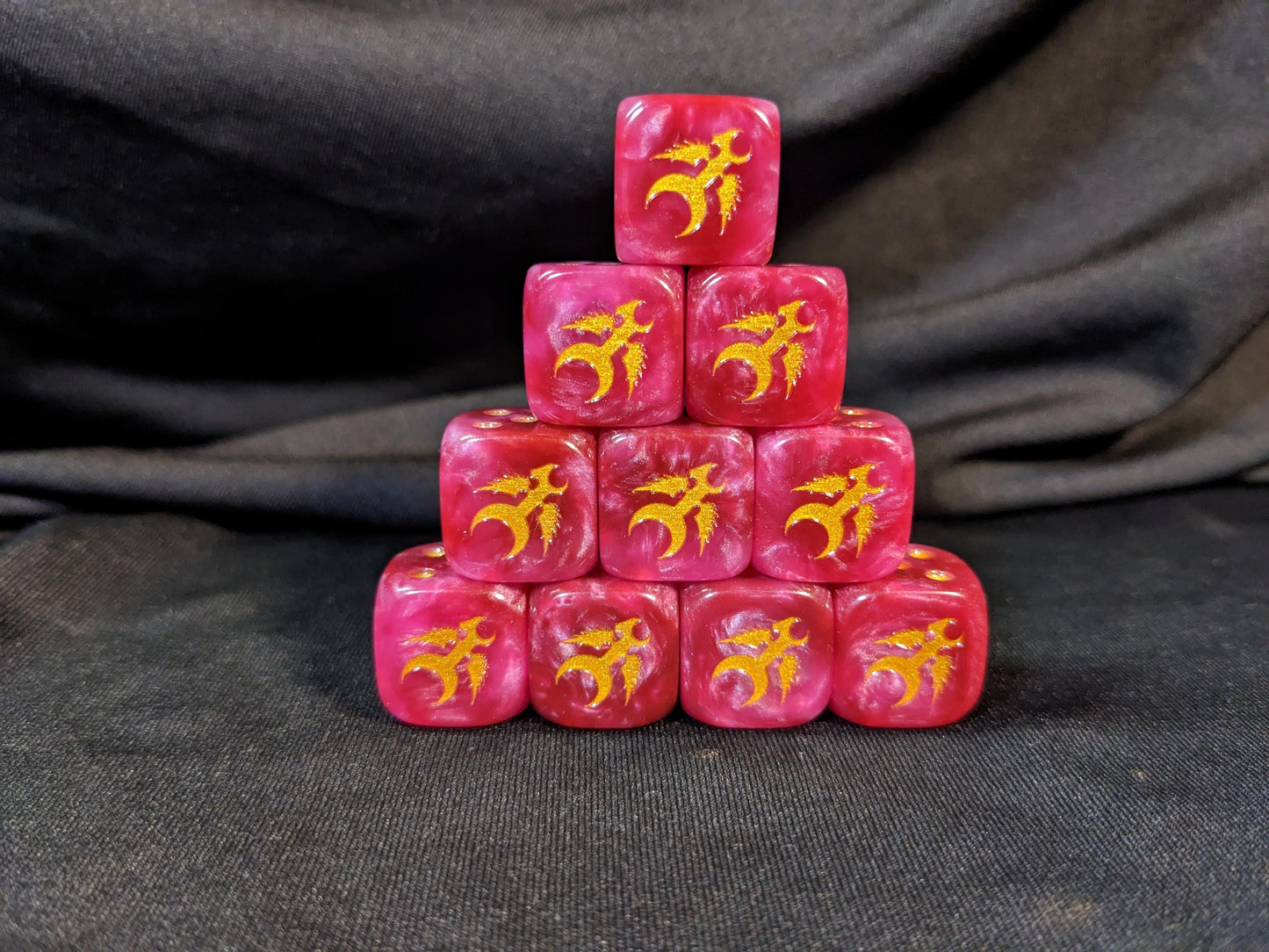 Beautiful & Terrible Dice 16mm Inspired by Sci-Fi 10x