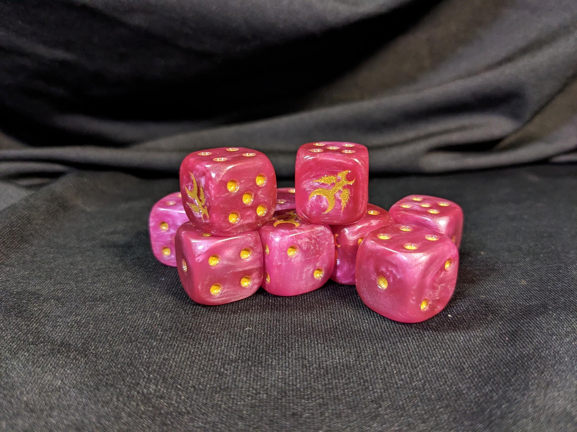 Beautiful & Terrible Dice 16mm Inspired by Sci-Fi 10x