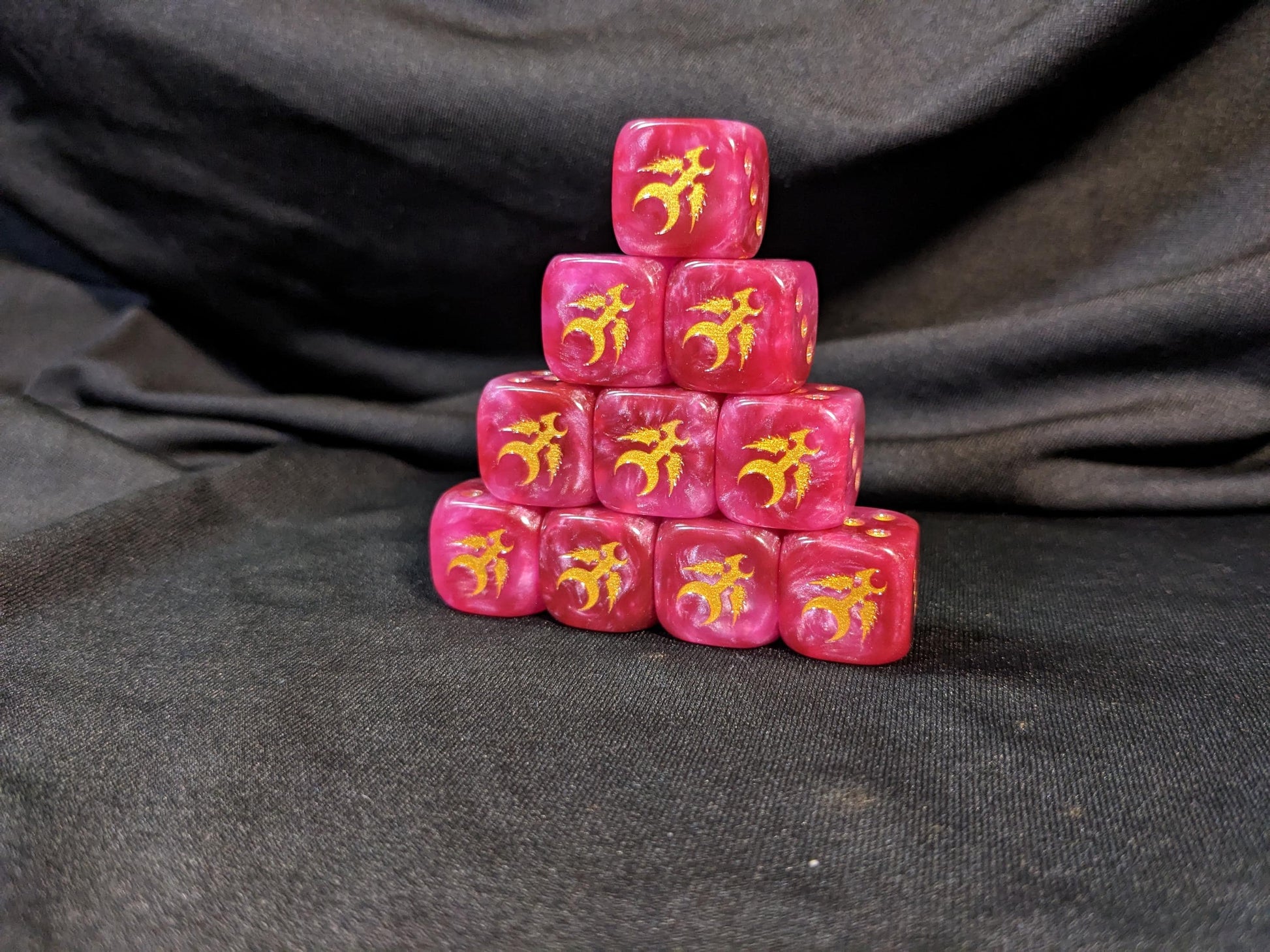 Beautiful & Terrible Dice 16mm Inspired by Sci-Fi 10x