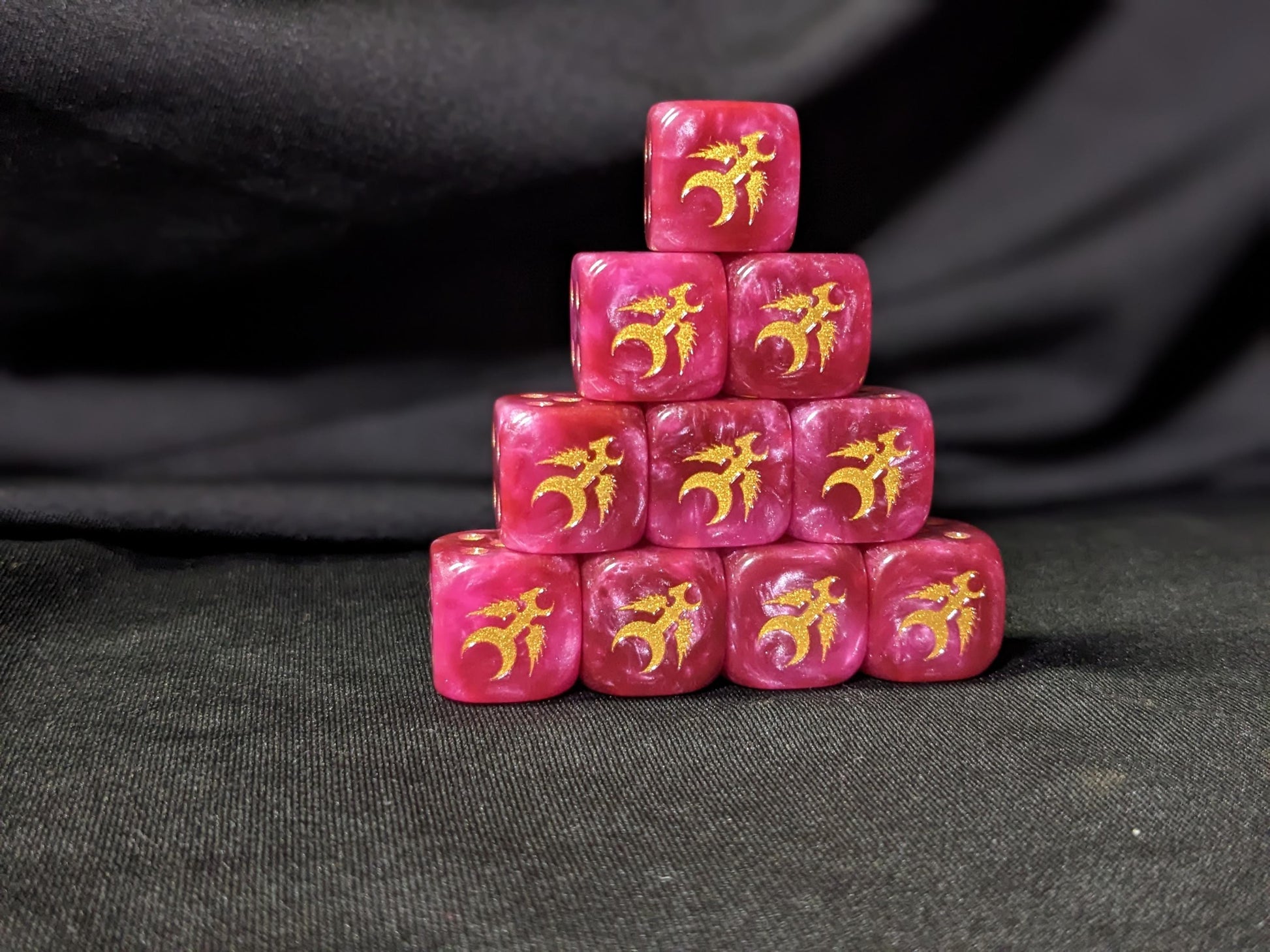 Beautiful & Terrible Dice 16mm Inspired by Sci-Fi 10x