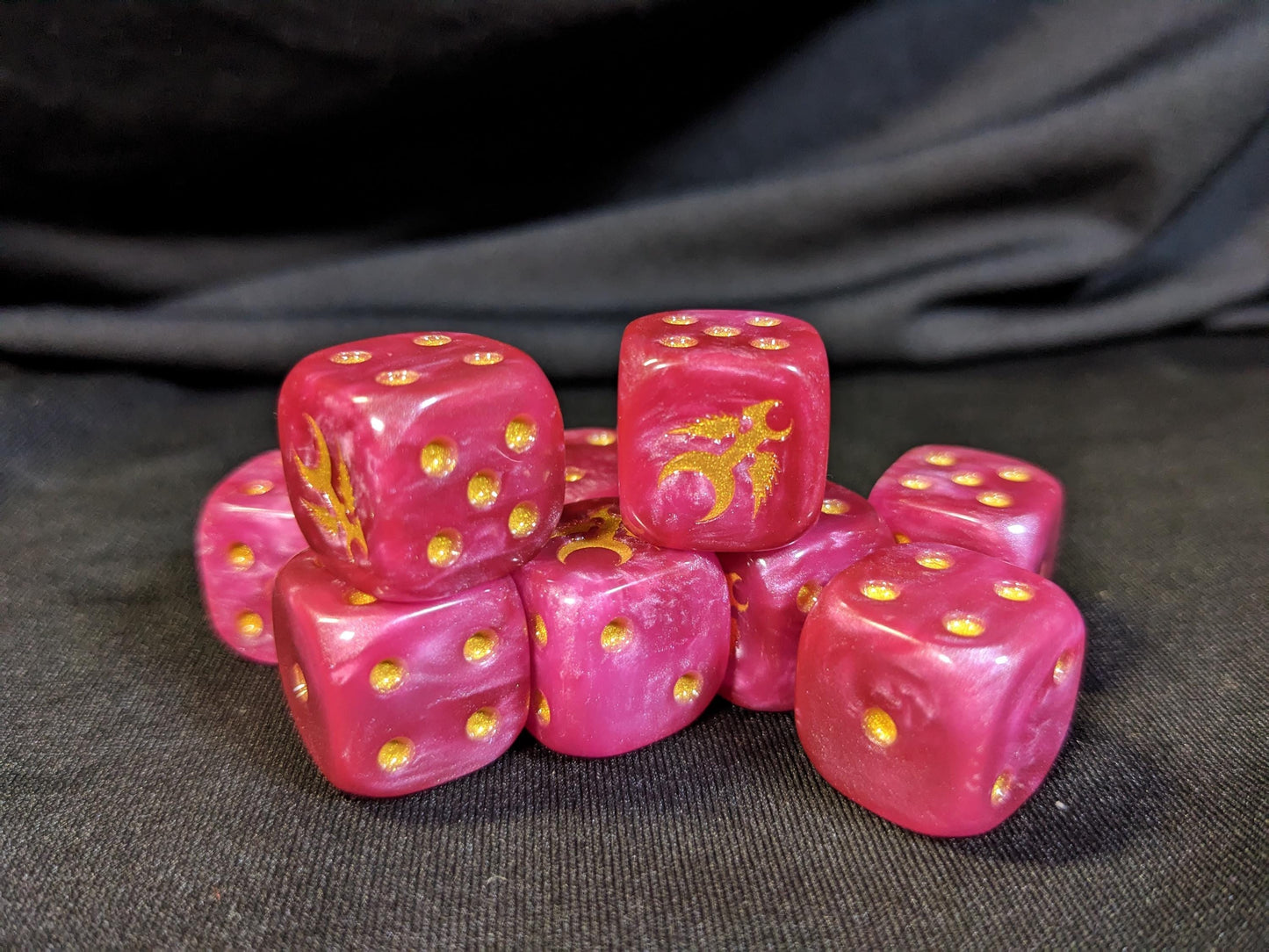 Beautiful & Terrible Dice 16mm Inspired by Sci-Fi 10x