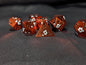 Solid Metal D&D Dice Set - Colorful Spirit Blossom