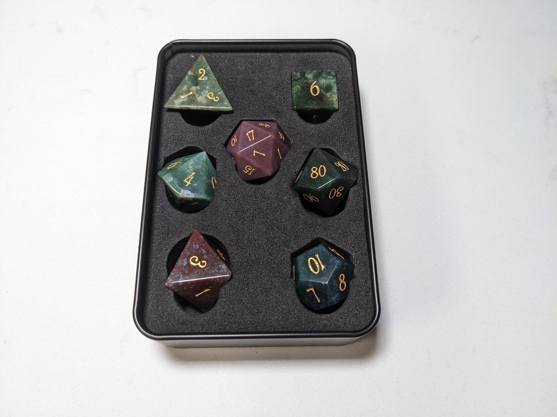 Gemstone D&D Dice Set - Assorted GRB