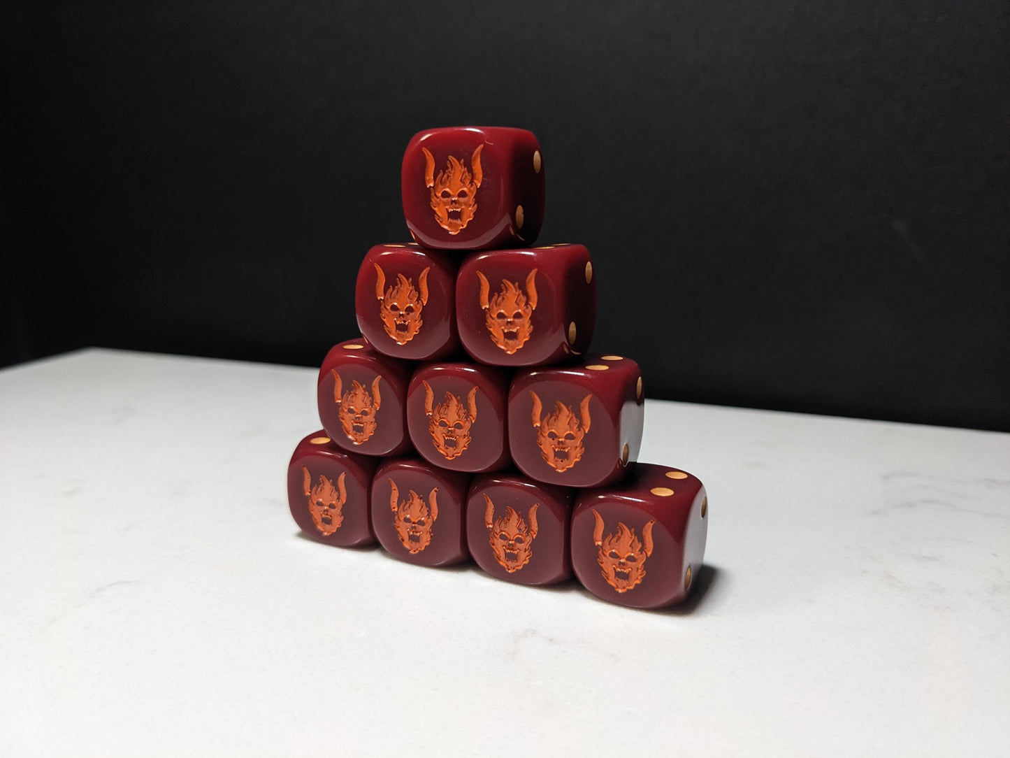 16mm Dice - Dark Heralds Inspired by Sci-Fi 10x