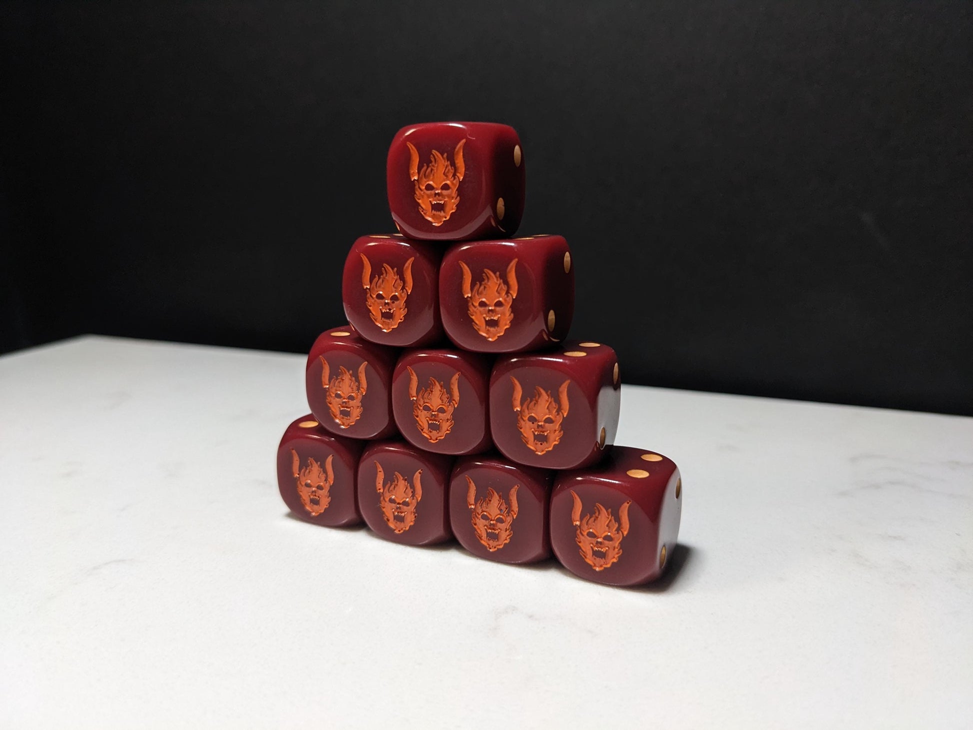 16mm Dice - Dark Heralds Inspired by Sci-Fi 10x