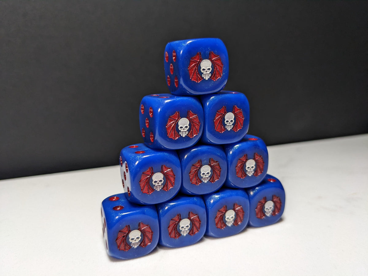16mm Dice - Lords of Darkness Inspired by Sci-Fi 10x