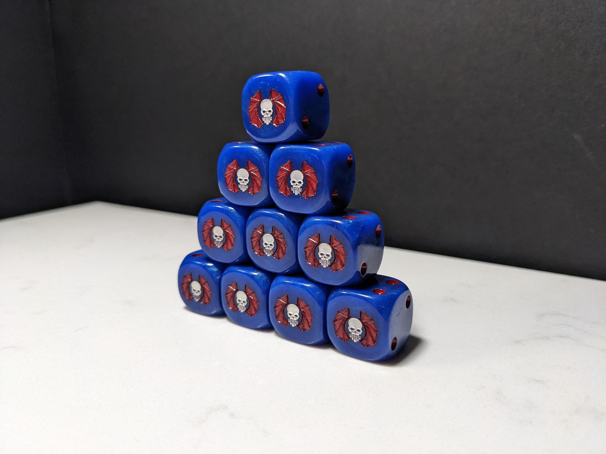 16mm Dice - Lords of Darkness Inspired by Sci-Fi 10x
