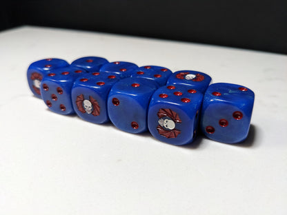 16mm Dice - Lords of Darkness Inspired by Sci-Fi 10x
