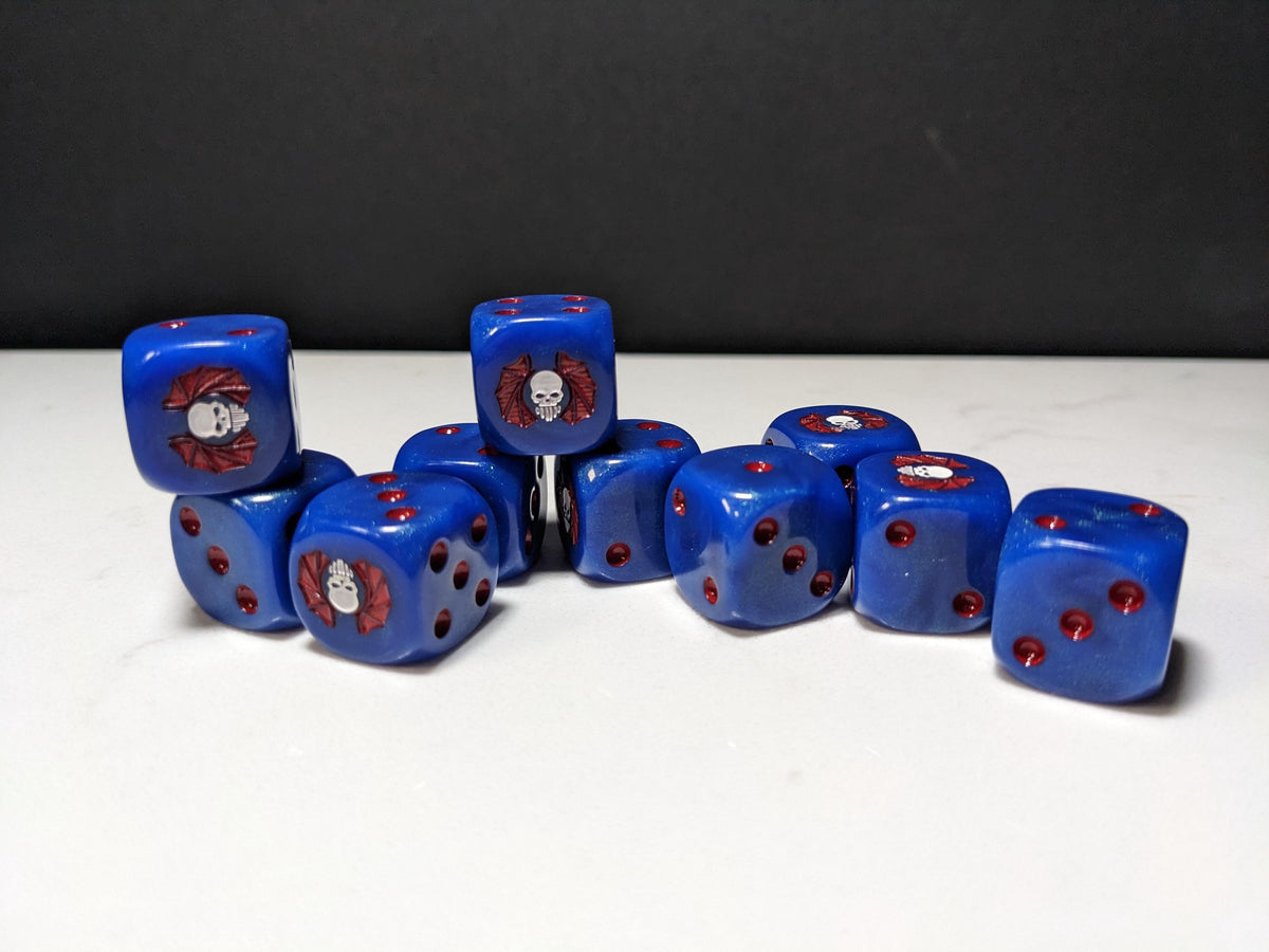 16mm Dice - Lords of Darkness Inspired by Sci-Fi 10x