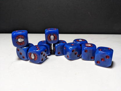 16mm Dice - Lords of Darkness Inspired by Sci-Fi 10x