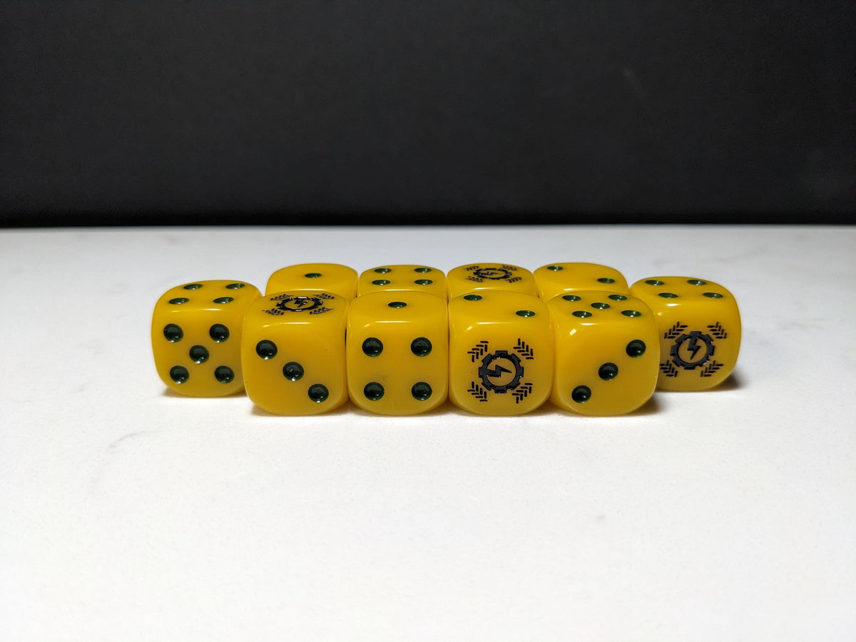 16mm Dice - Steel Legion Tank Inspired by Sci-Fi 10x