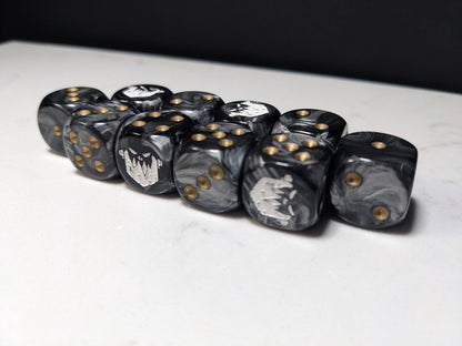 16mm Dice - Iron Jaw Inspired by Sci-Fi 10x