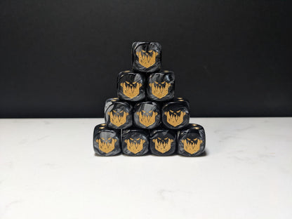 16mm Dice - Iron Jaw Inspired by Sci-Fi 10x