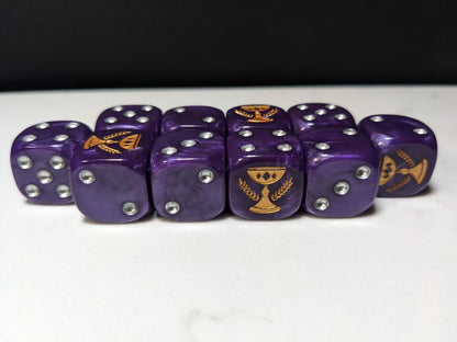 16mm Dice - Imperial Chalice Inspired by Sci-Fi 10x