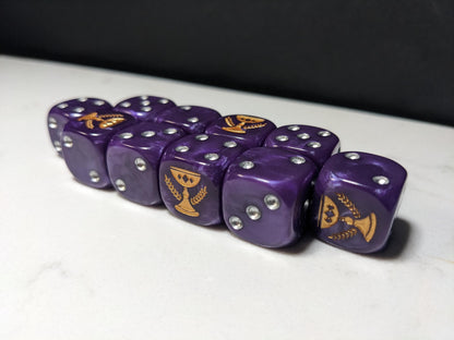 16mm Dice - Imperial Chalice Inspired by Sci-Fi 10x