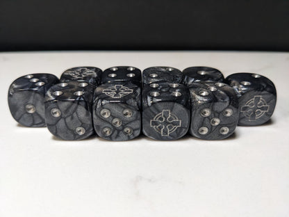 16mm Dice - Legion of the Steel Cross Inspired by Sci-Fi 10x