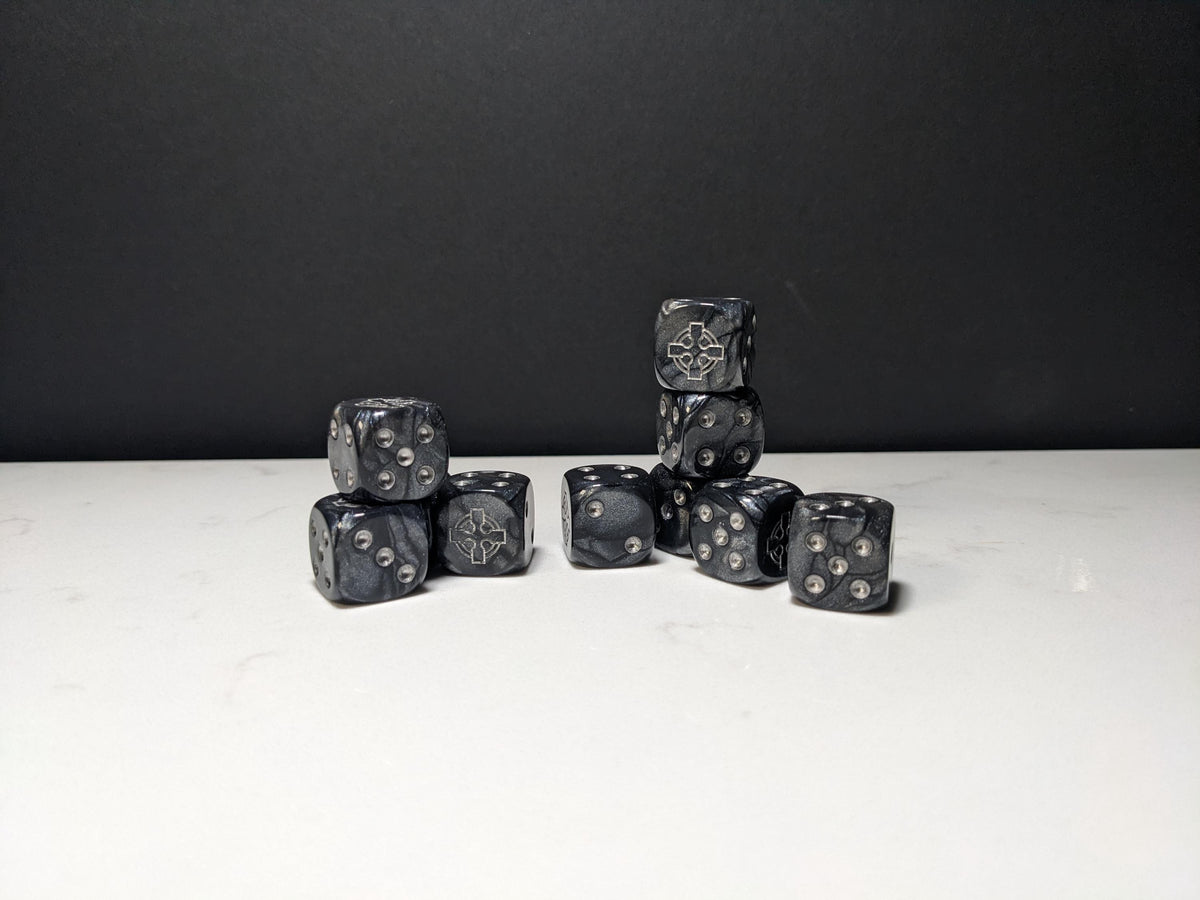16mm Dice - Legion of the Steel Cross Inspired by Sci-Fi 10x