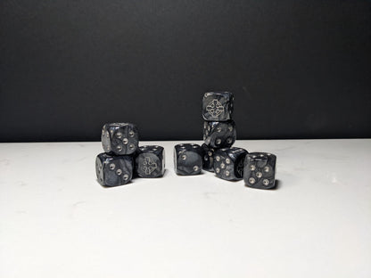 16mm Dice - Legion of the Steel Cross Inspired by Sci-Fi 10x