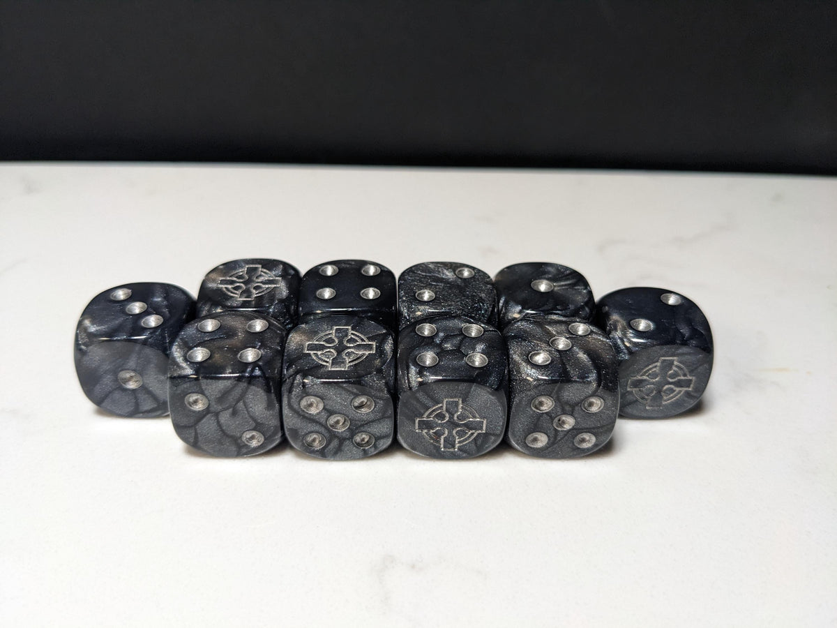 16mm Dice - Legion of the Steel Cross Inspired by Sci-Fi 10x