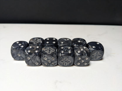 16mm Dice - Legion of the Steel Cross Inspired by Sci-Fi 10x