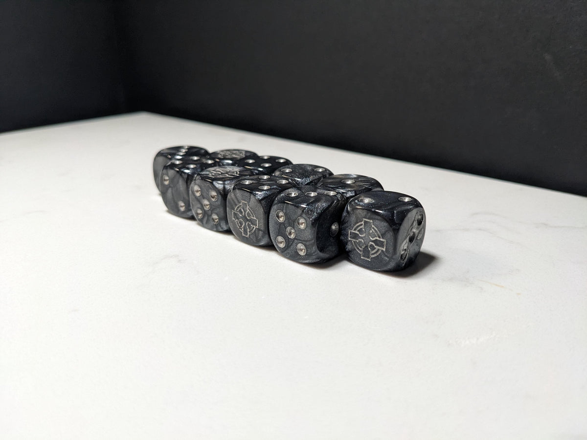 16mm Dice - Legion of the Steel Cross Inspired by Sci-Fi 10x