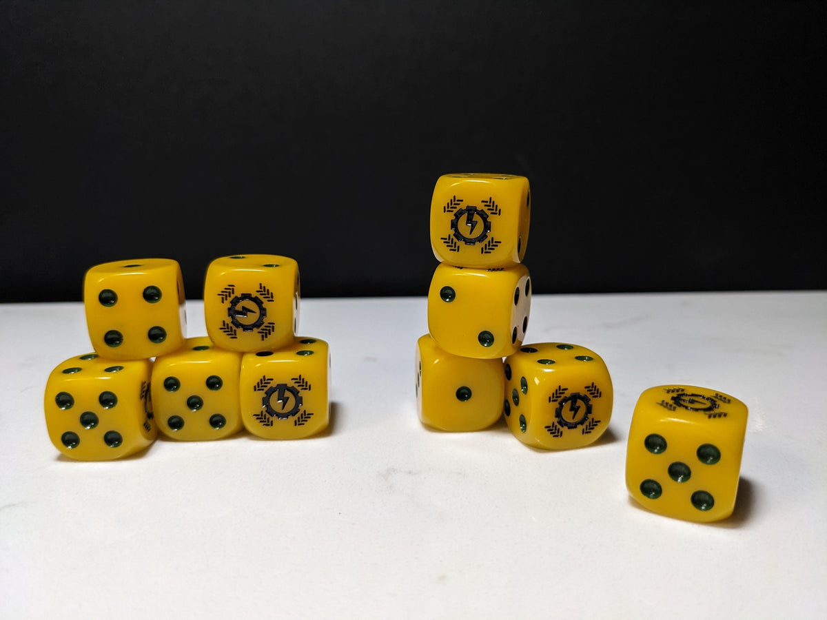 16mm Dice - Steel Legion Tank Inspired by Sci-Fi 10x