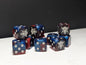 16mm Dice - Red/Blue Alien Inspired by Sci-Fi 10x