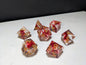 Sharp Edge D&D Dice Set - Translucent Blood Drop