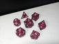 Metal D&D Dice Set - Red Hollow Dragon