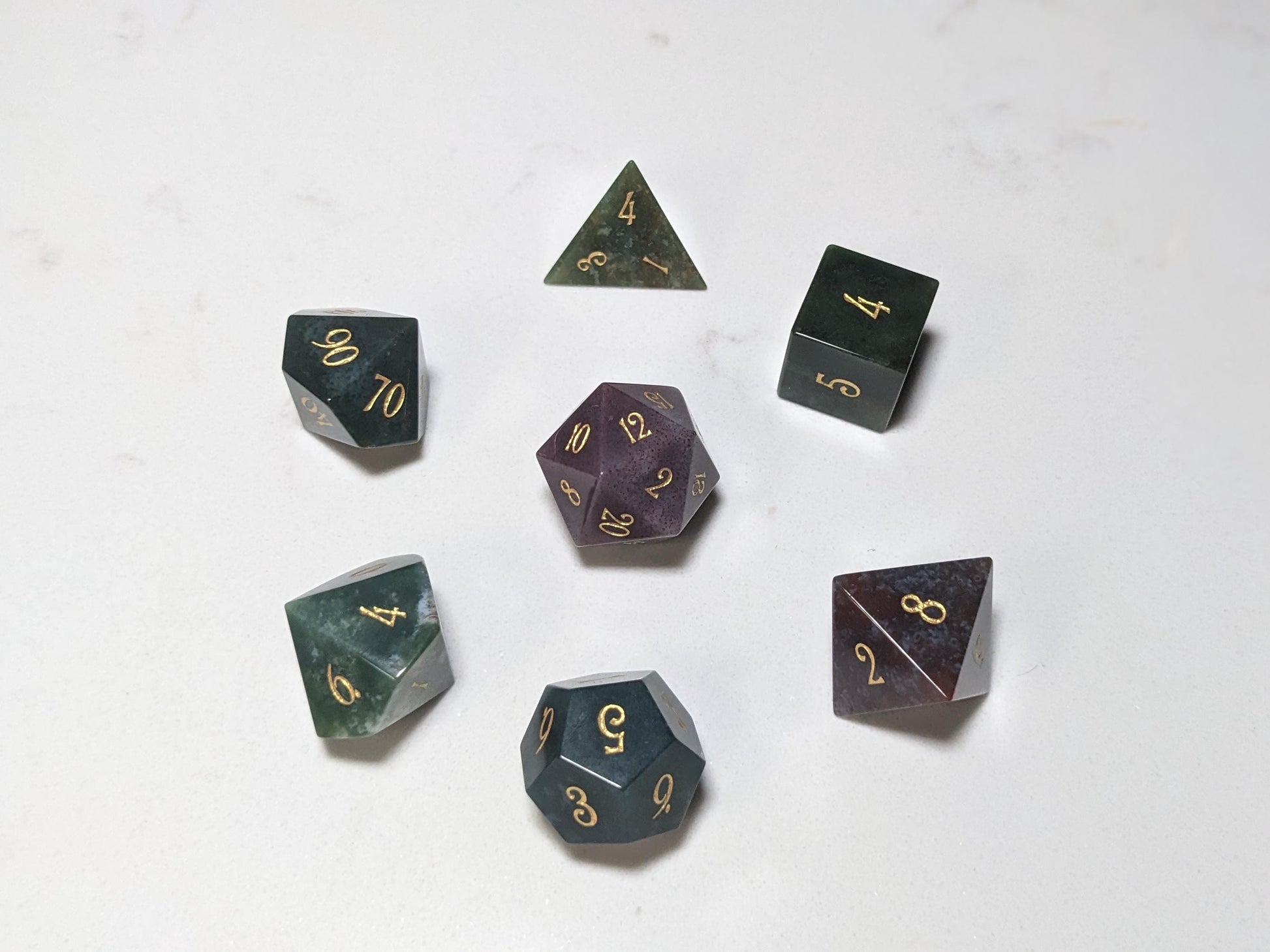 Gemstone D&D Dice Set - Assorted GRB