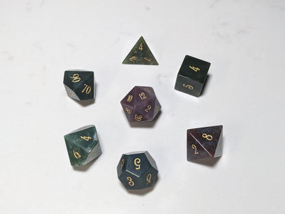 Gemstone D&D Dice Set - Assorted GRB