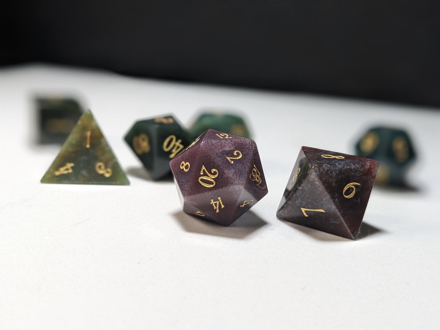 Gemstone D&D Dice Set - Assorted GRB