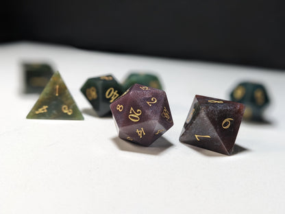 Gemstone D&D Dice Set - Assorted GRB