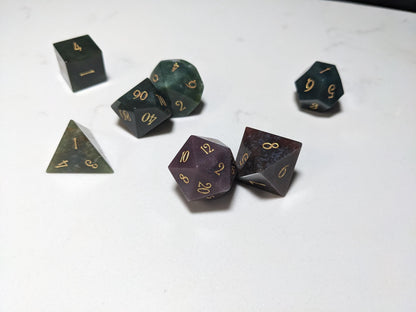 Gemstone D&D Dice Set - Assorted GRB