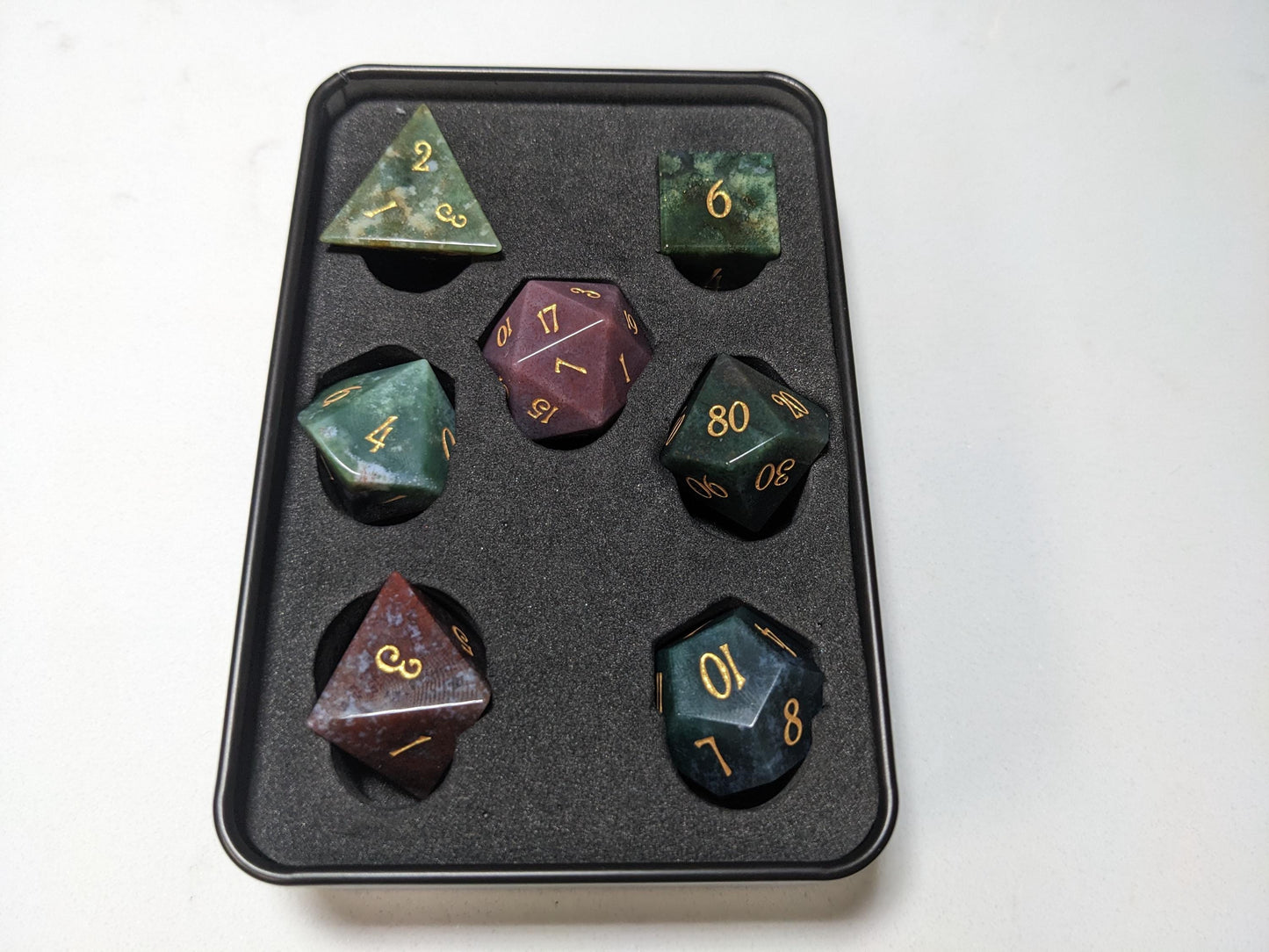 Gemstone D&D Dice Set - Assorted GRB
