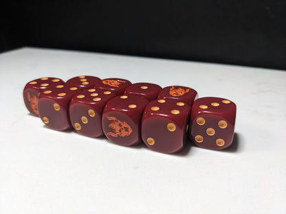 16mm Dice - Dark Heralds Inspired by Sci-Fi 10x