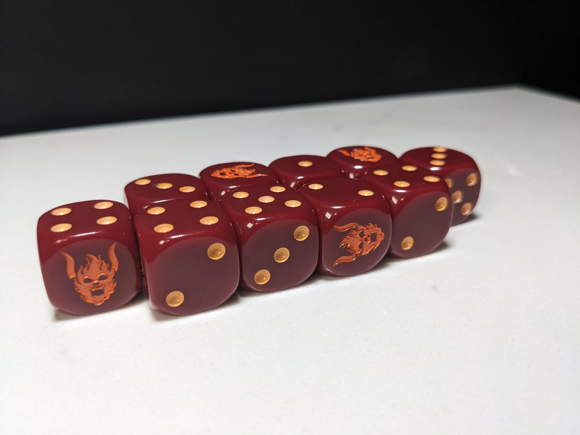 16mm Dice - Dark Heralds Inspired by Sci-Fi 10x