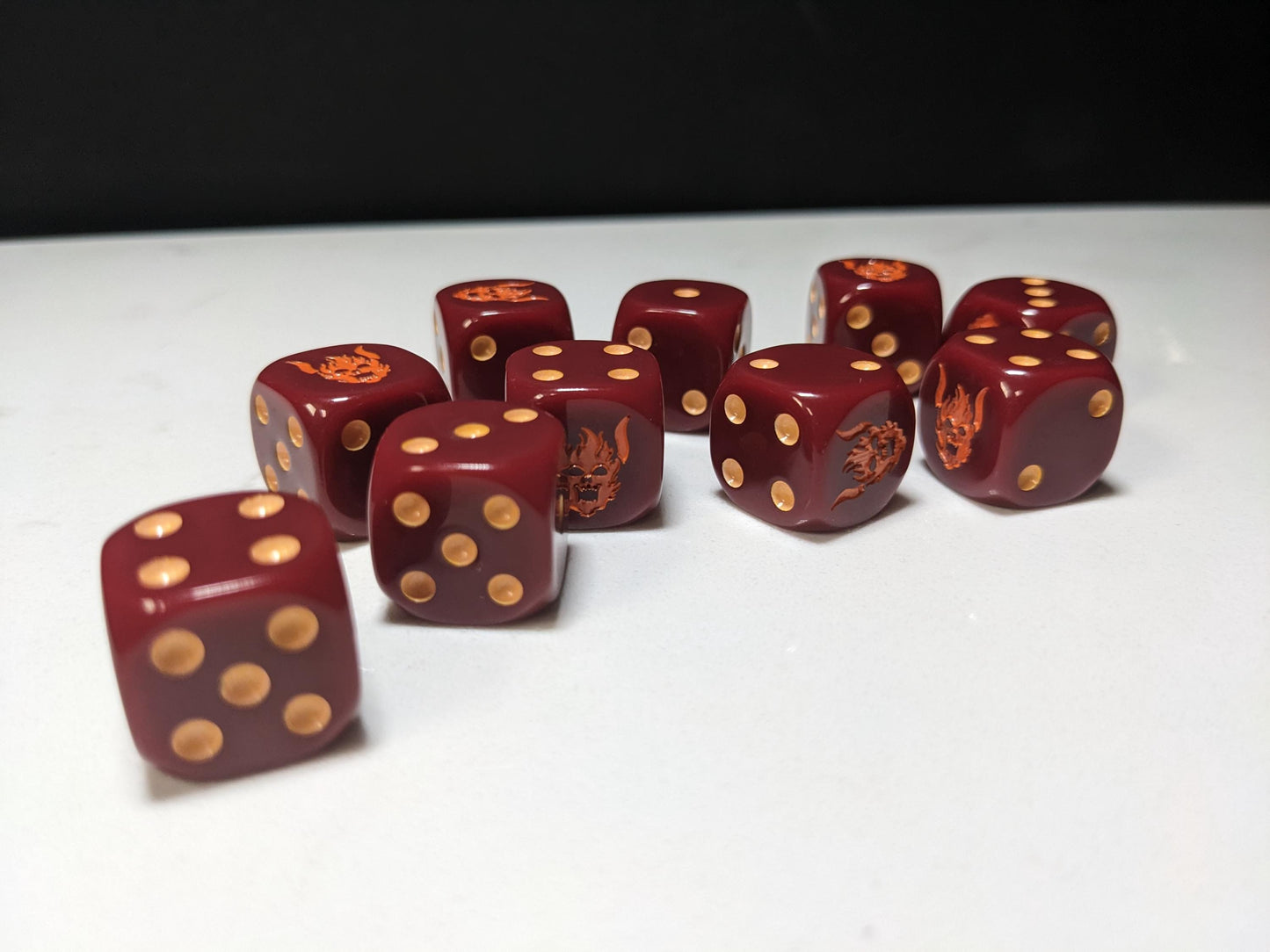 16mm Dice - Dark Heralds Inspired by Sci-Fi 10x