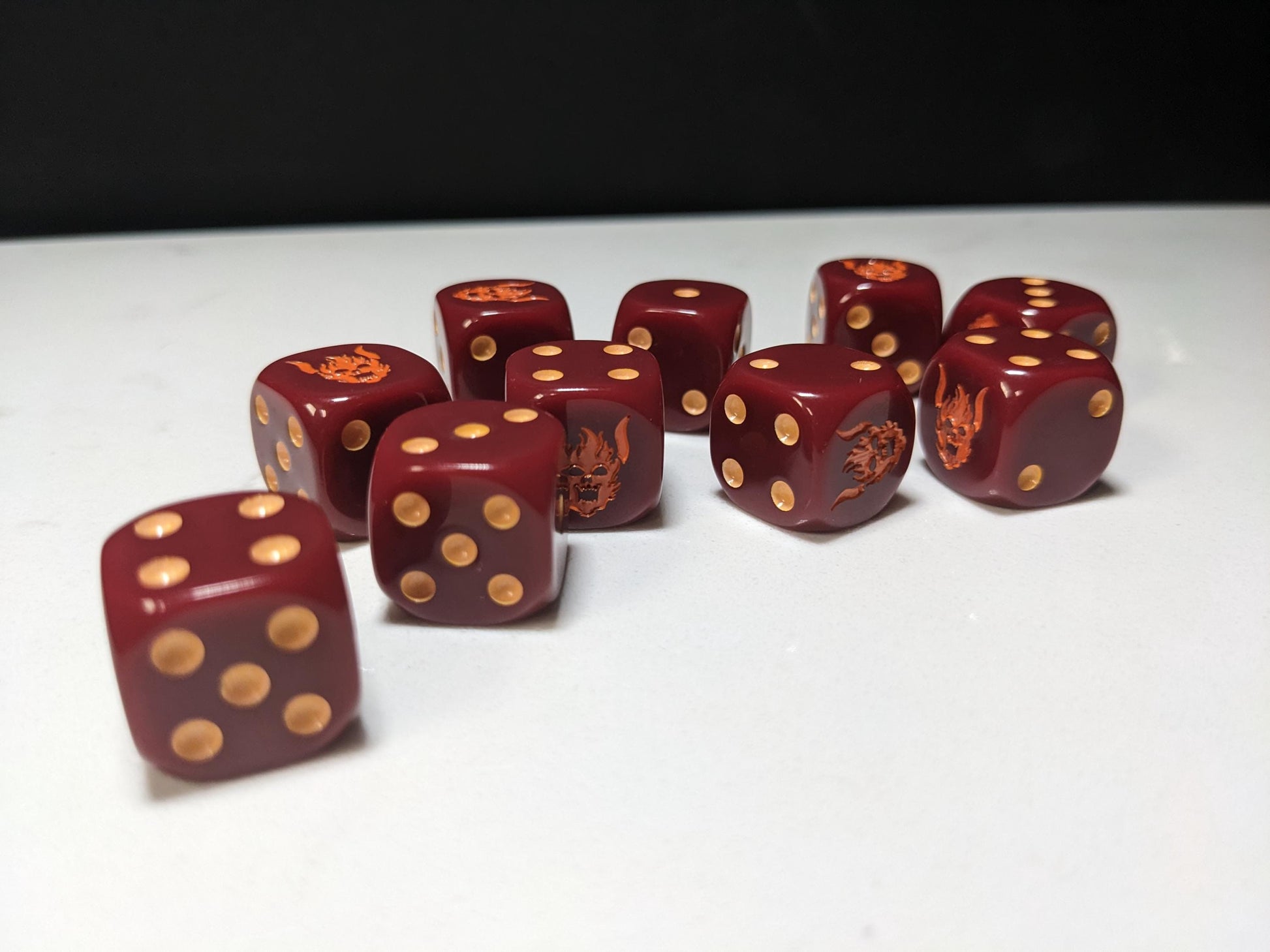 16mm Dice - Dark Heralds Inspired by Sci-Fi 10x
