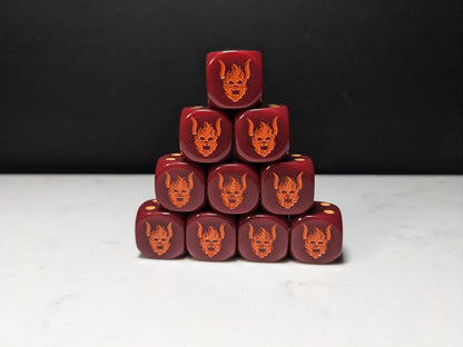 16mm Dice - Dark Heralds Inspired by Sci-Fi 10x