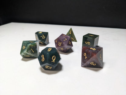 Gemstone D&D Dice Set - Assorted GRB