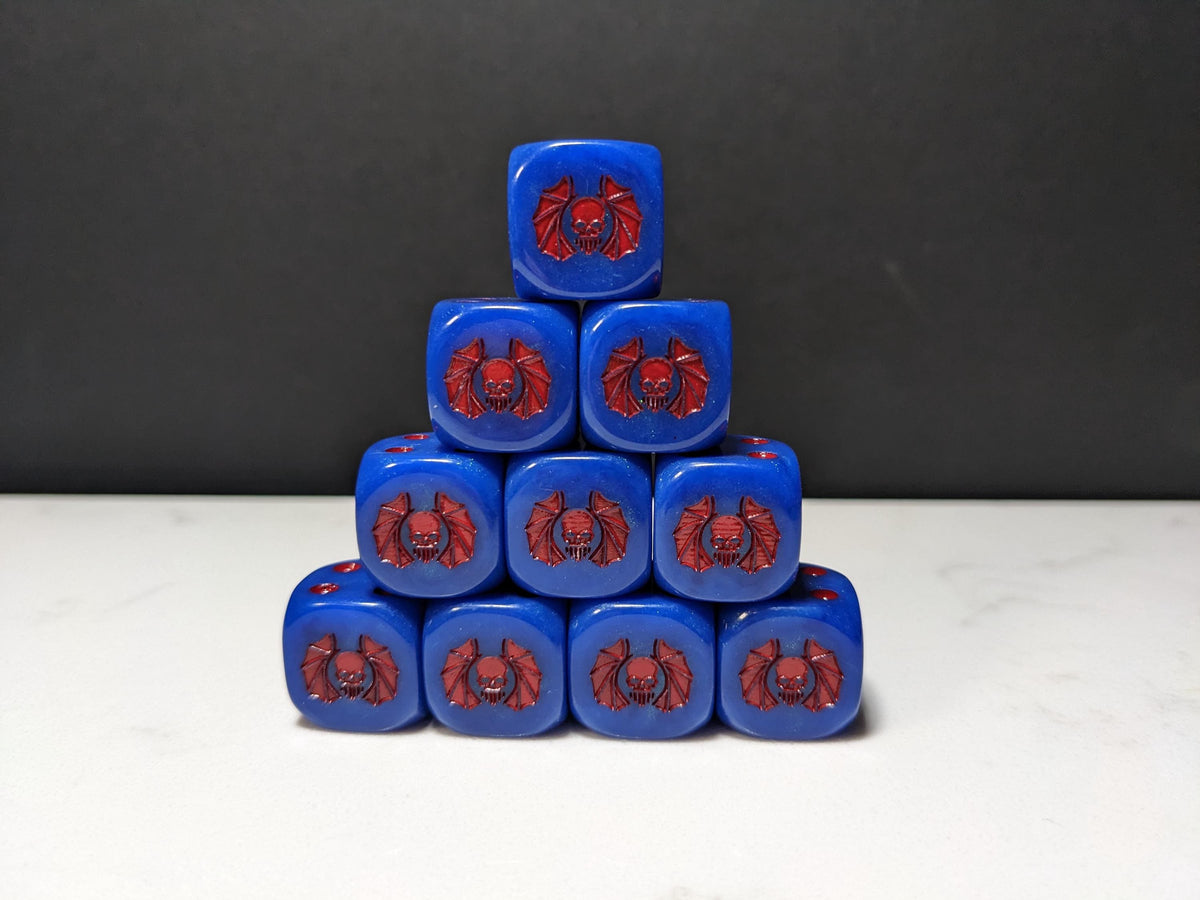 16mm Dice - Lords of Darkness Inspired by Sci-Fi 10x